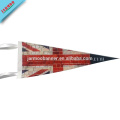 Oem Manufacturer University Digital Printing 30X70Cm Outdoor Triangle Flag Pennant Flags